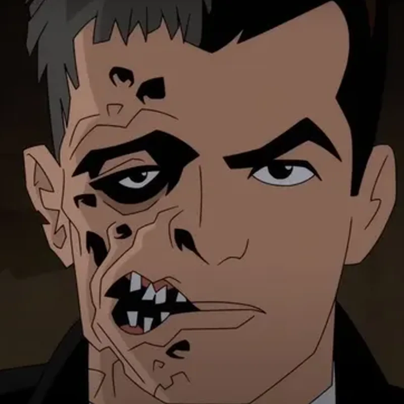 Diedrich Bader as Two Face in Batman Caped Crusader